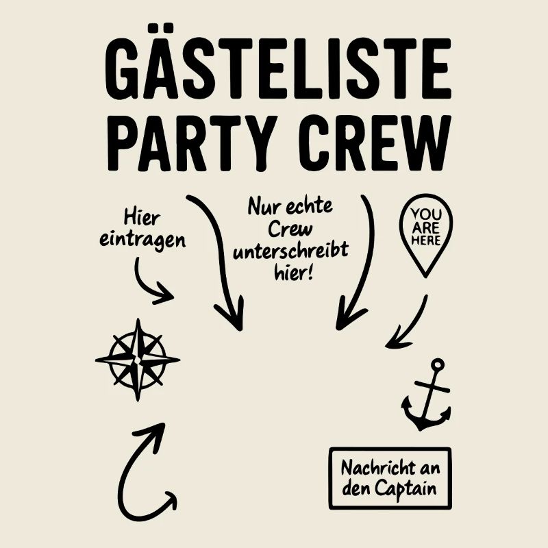 Gästeliste Party Crew