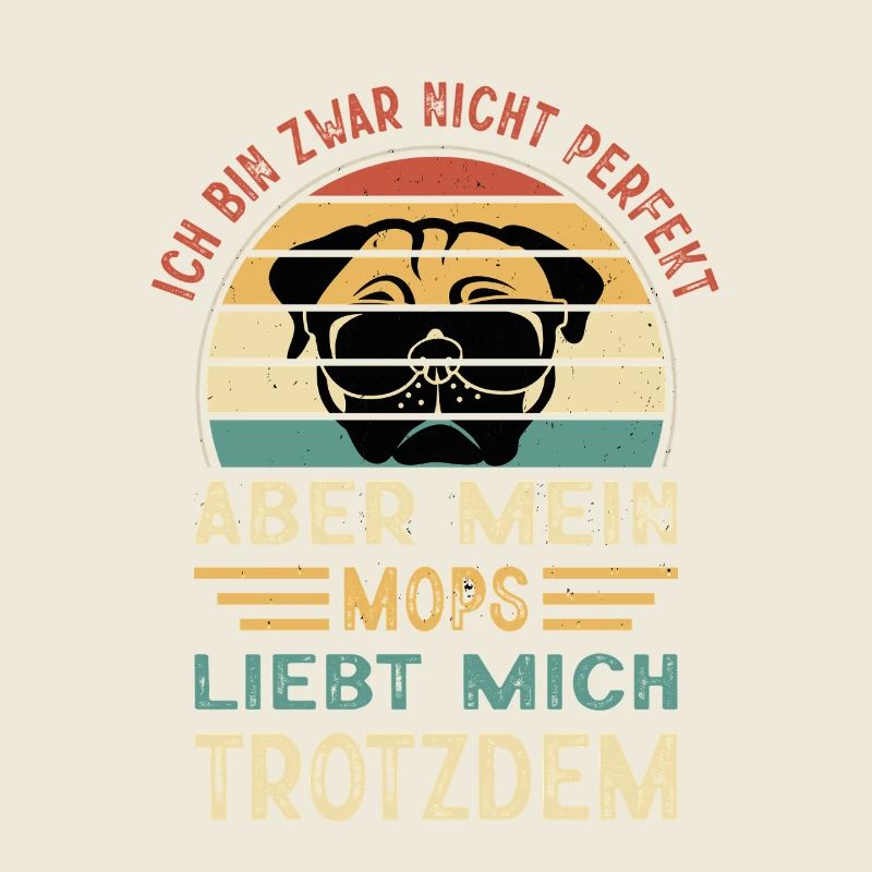 Mops Hund Hundebesitzer Geschenk Hundehalter