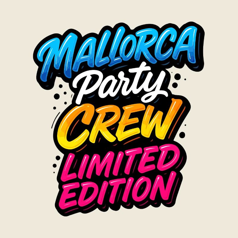Mallorca Party Crew Colorful