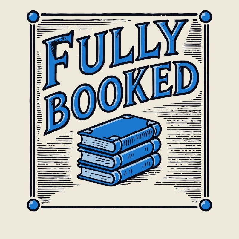 Retro Book Design for Book Quote and Book Lover