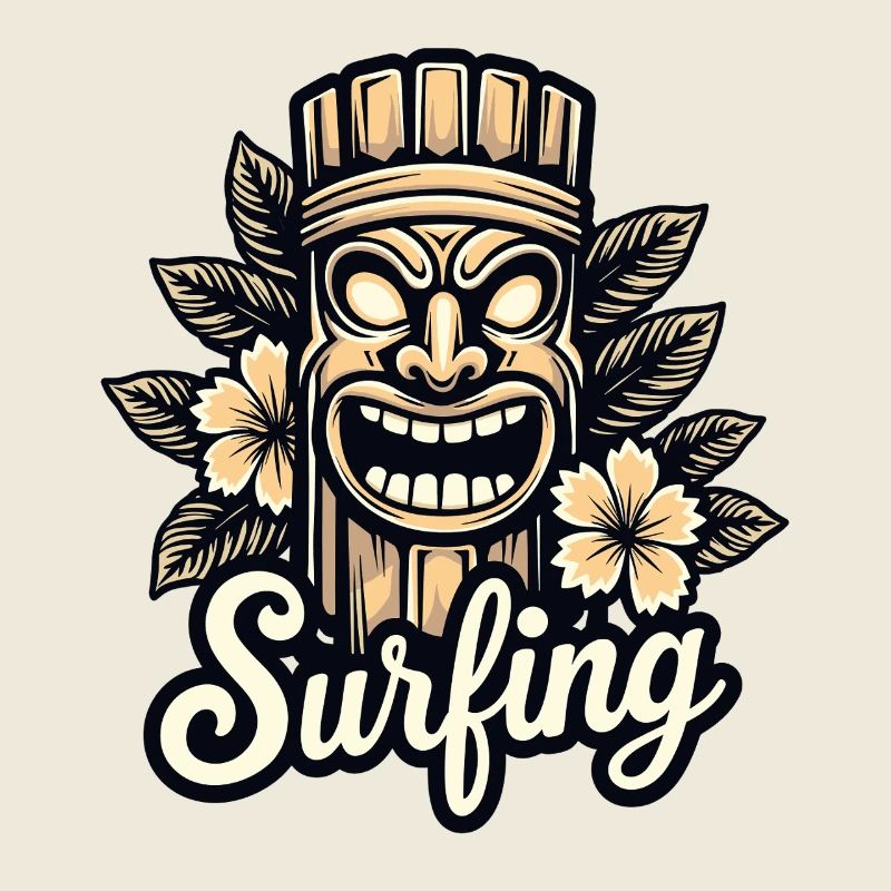 Tiki Surfing Vibes – Pure Hawaiian Feeling