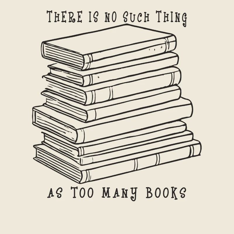 Bookworm Funny Book Saying Reading Is Therapy