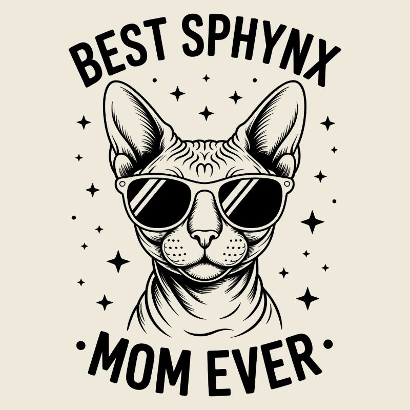 Chat Sphynx Disant Drôle Chat Sphynx Cadeau