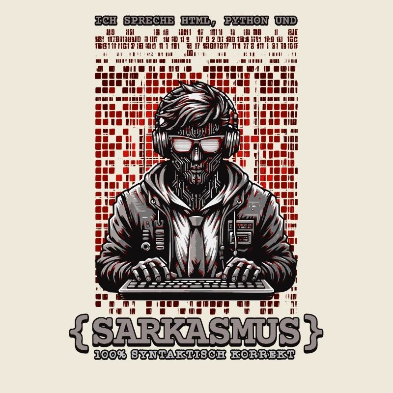 I speak HTML, Python and sarcasm