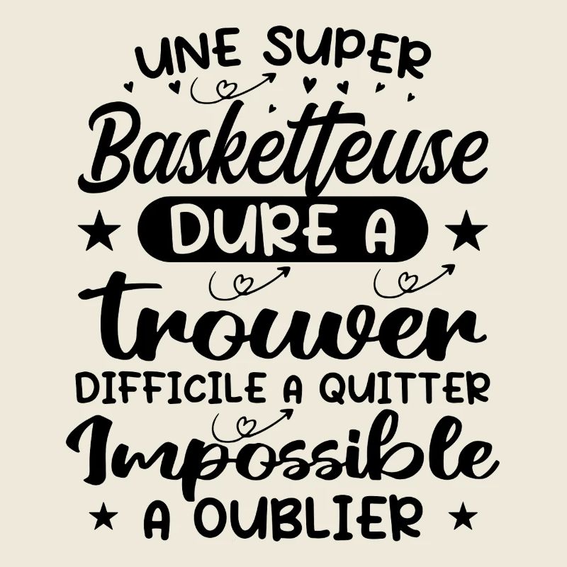 Une Super Basketteuse - Cadeau basketteuse