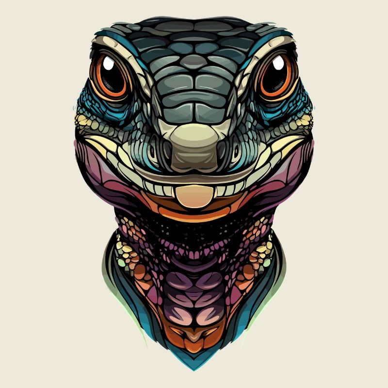 Waran Echse Reptil Komodowaran Bindenwaran Lizard