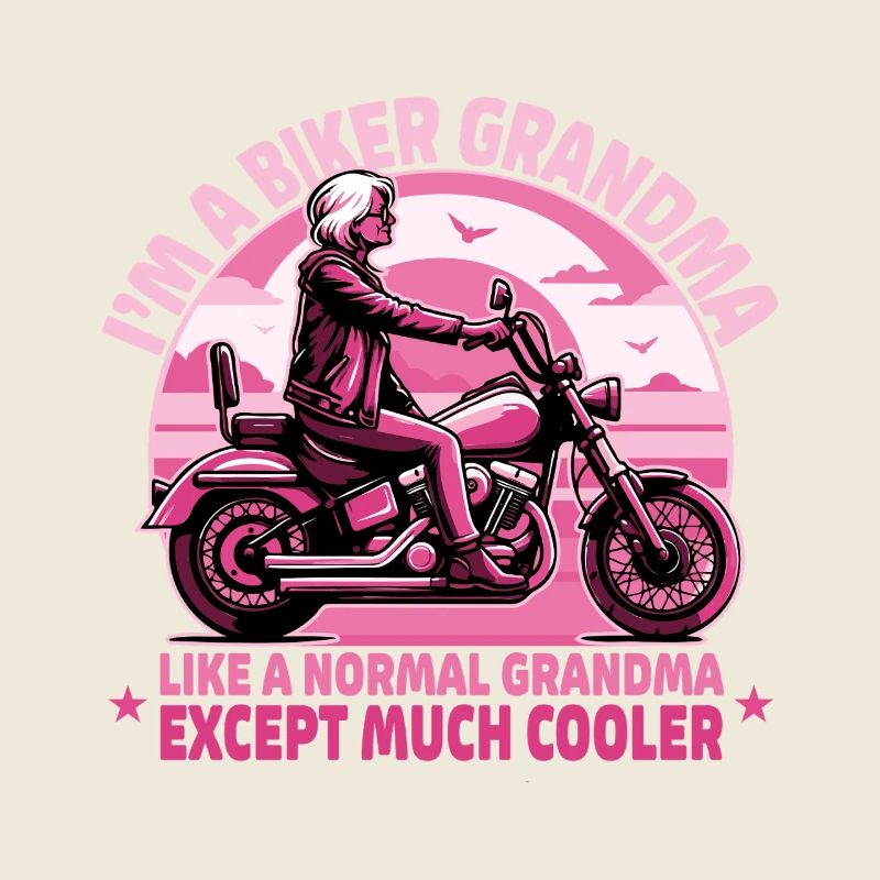 Conception audacieuse de grand-mère cavalière