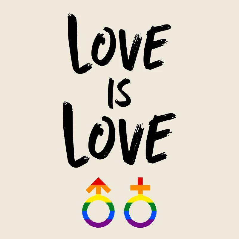 Love is Love Regenbogen LGBTQ+