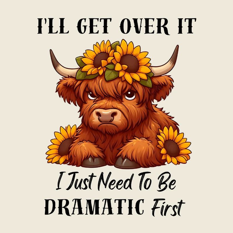 I Just Need To Be Dramatic First, Highland Cow