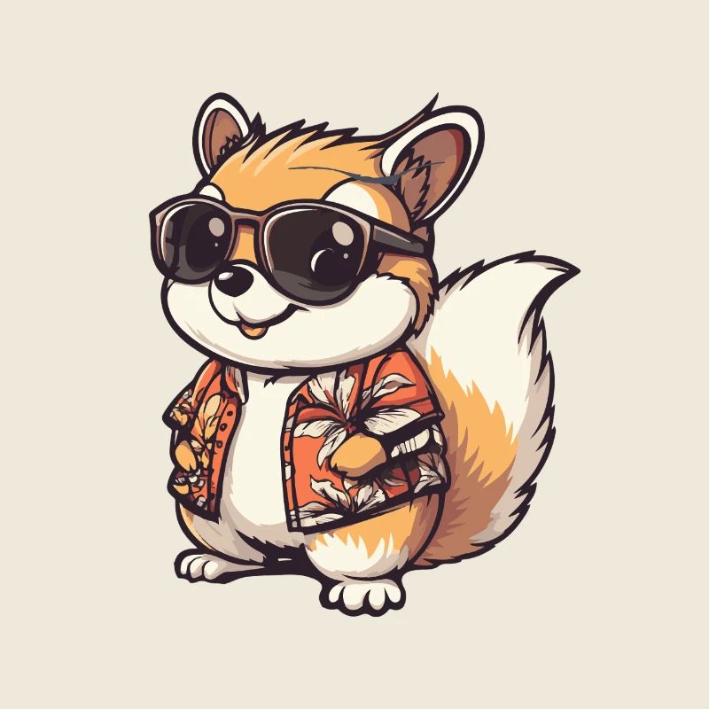 Squirrel Comic Holiday