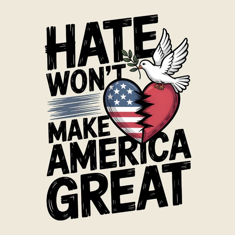 Hass wird Amerika nicht groß machen
