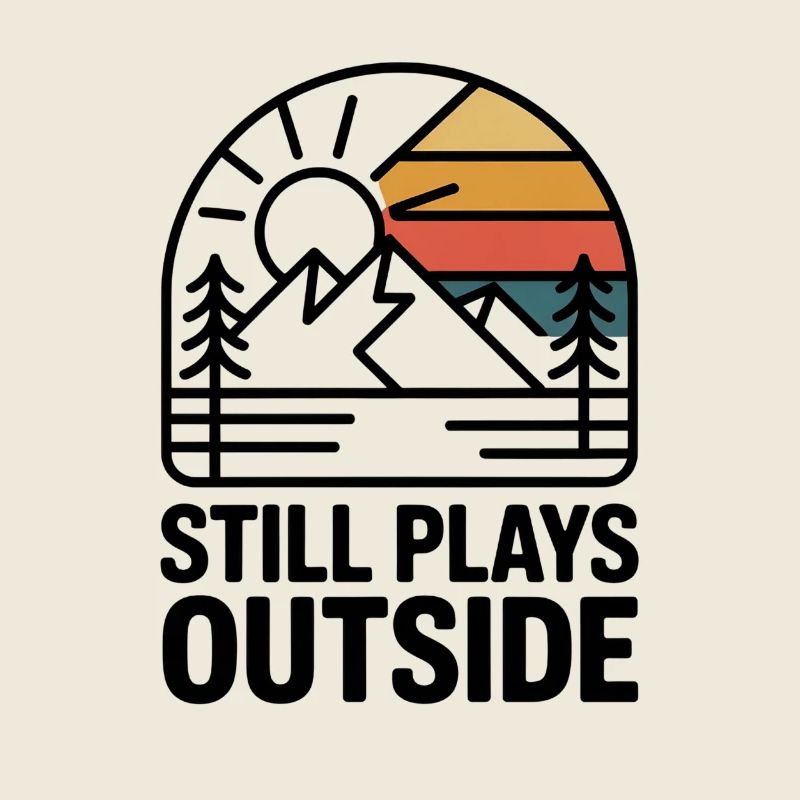 Still playing outside Retro Sunset