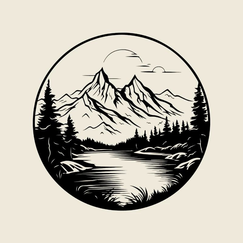 Paysage de montagnes