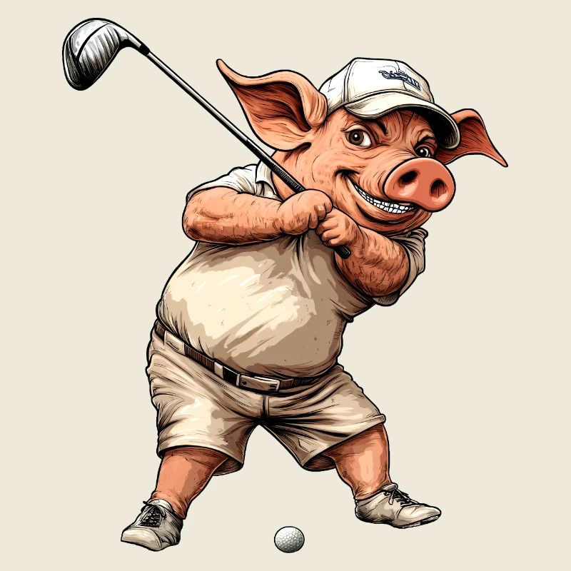 Pig Golfer / Golf Pig