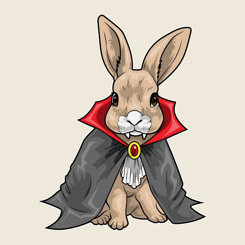 Bunny Halloween Vampire