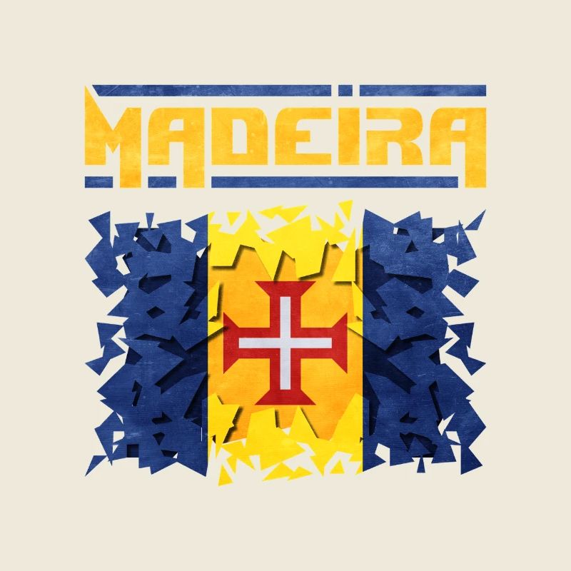 Motif abstrait du drapeau de Madère