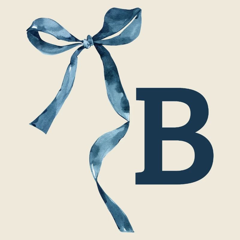 Monogramm b Geschenkidee