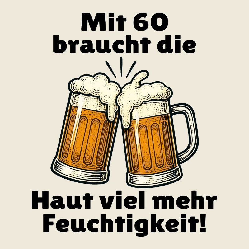 Men's 60th birthday beer saying