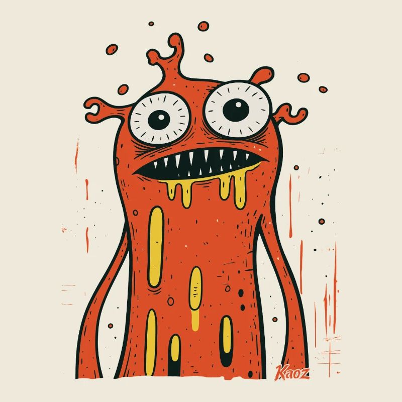 Conception de monstre cool