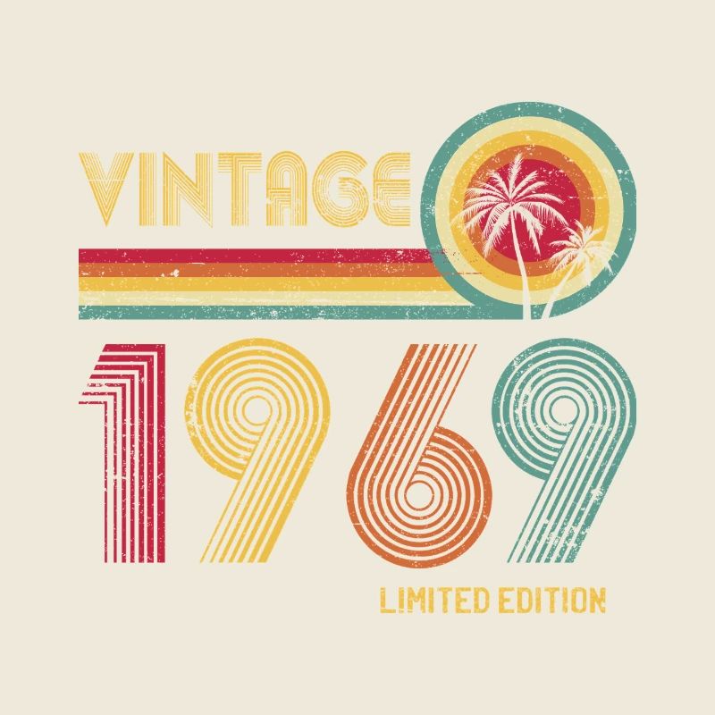 Vintage 1970s Retro Wave Design