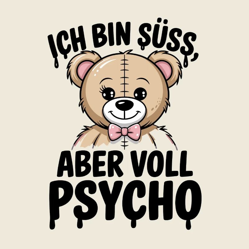 Kuscheliger Teddybär Mit Schleife - Alles Wird Gut