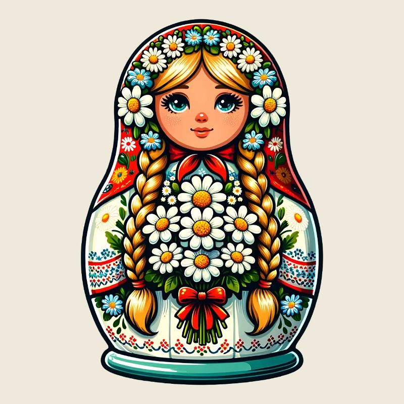 Matryoshka in Russian Matryoshka Doll Russian