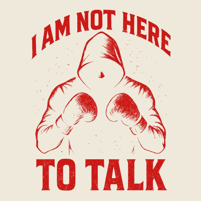 I'm not here to talk