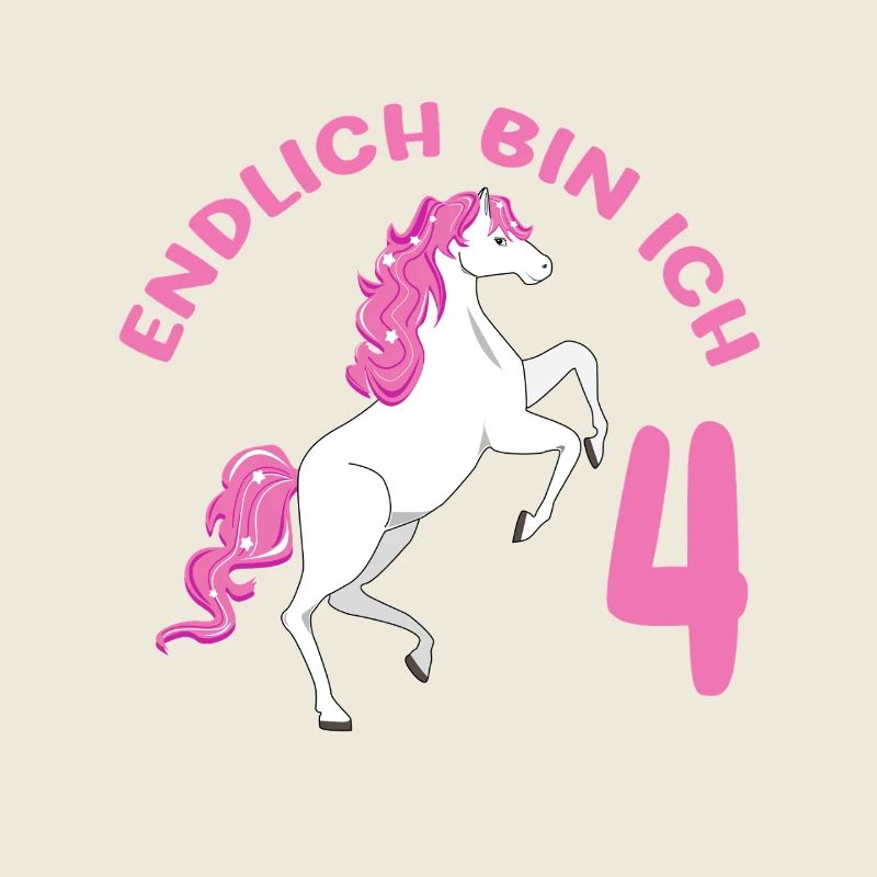4 Jahre alt Pferd Endlich Bin Ich 4 Mädchen 4.