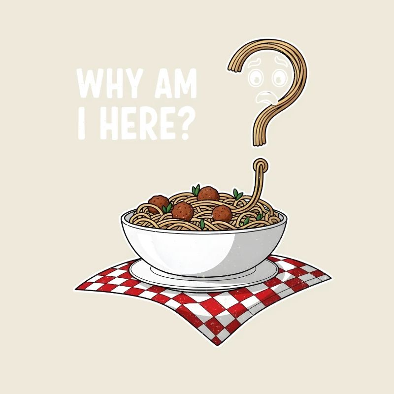 Warum bin ich hier Nudeln