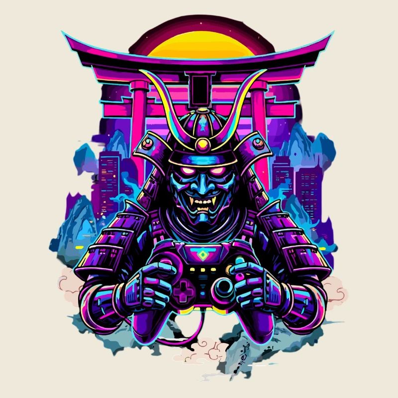 Samurai Mask gaming controller Sythwave gaming