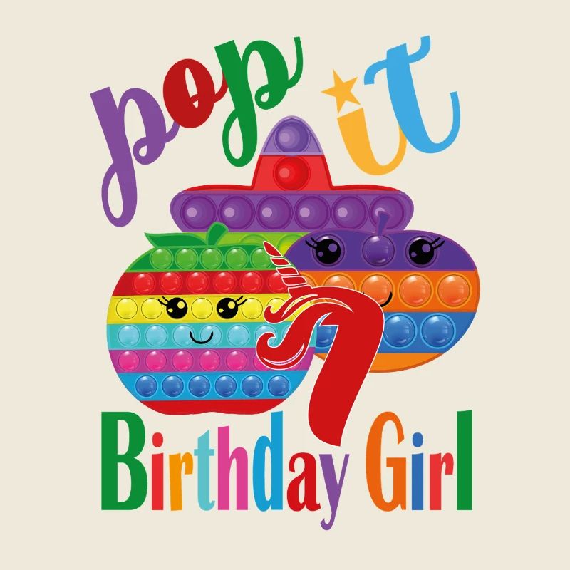pop-it Birthday girl 7