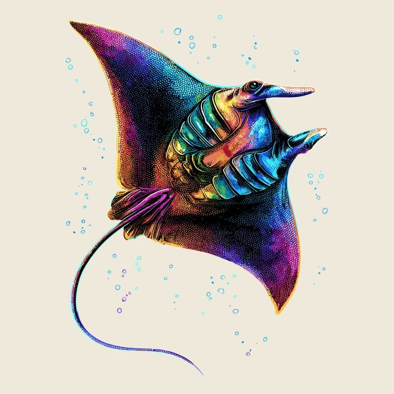 Manta Ray, Devil Ray, Stingray, Diver