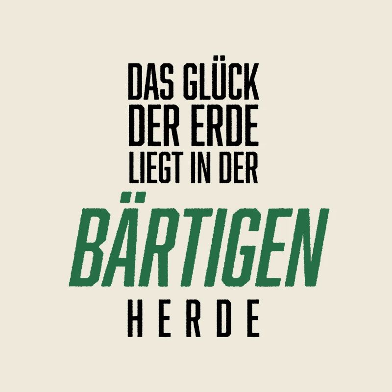 Bart, Bartträger, Lustiger Spruch, Bärtige Herde