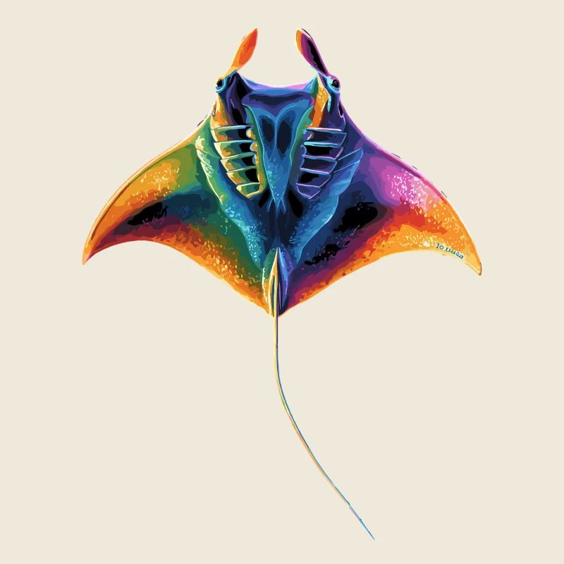 Manta Ray, Devil Ray, Stingray, Diver
