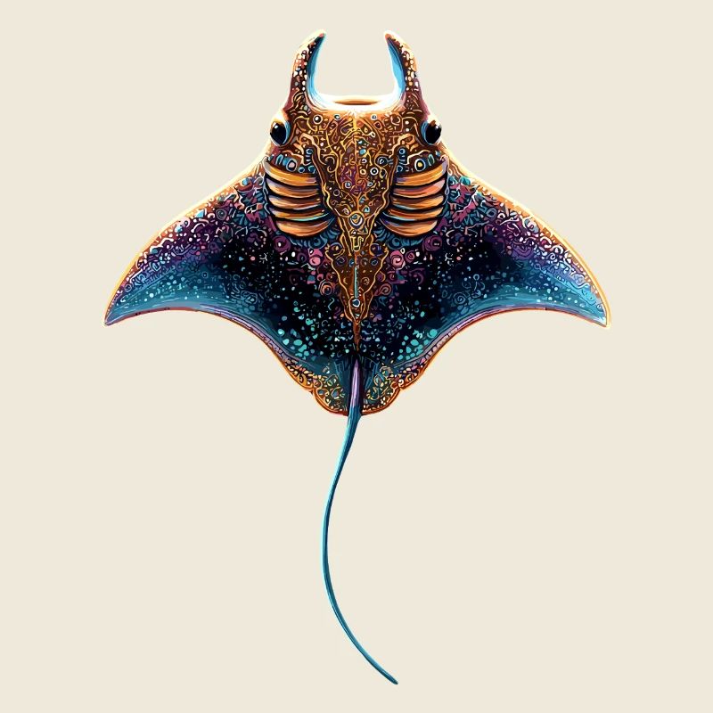 Manta Ray, Devil Ray, Stingray, Diver