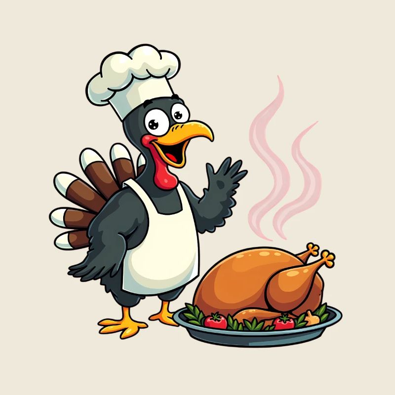 Cuisinier de dinde de Thanksgiving
