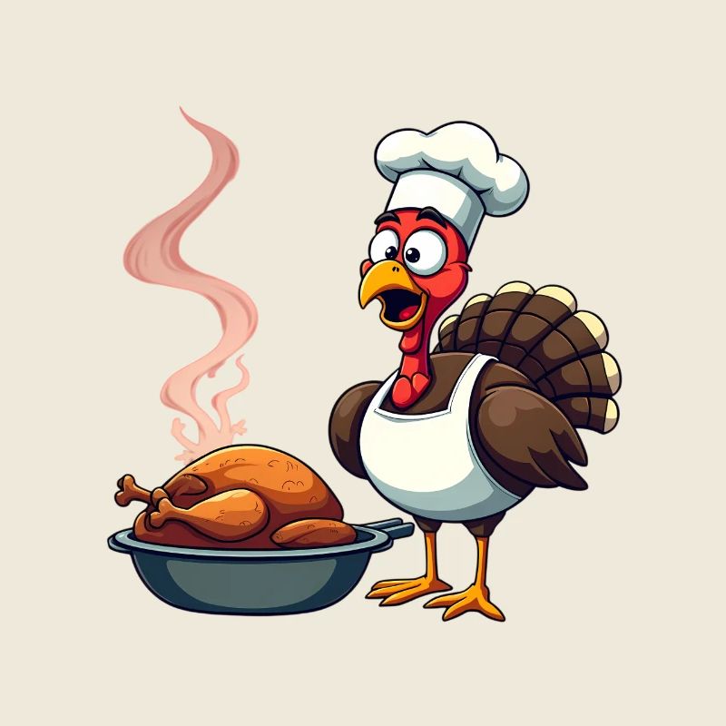 Cuisinier de dinde de Thanksgiving