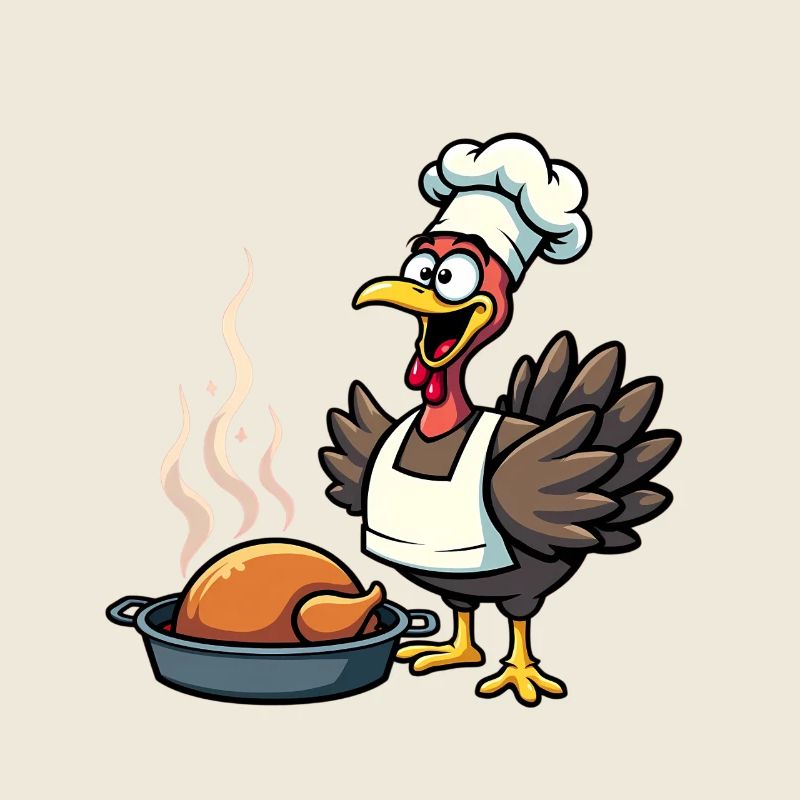 Cuisinier de dinde de Thanksgiving