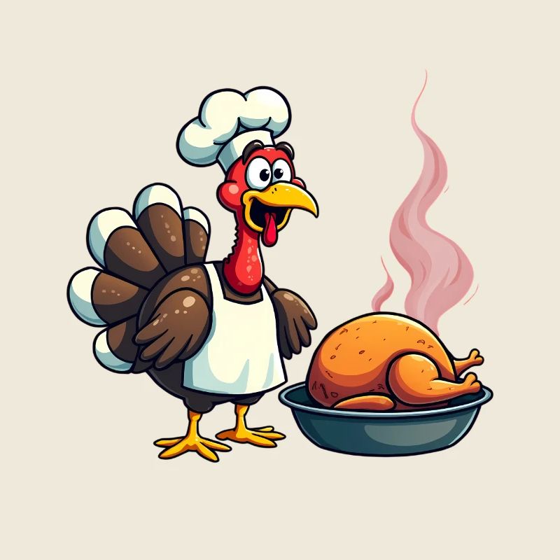 Cuisinier de dinde de Thanksgiving