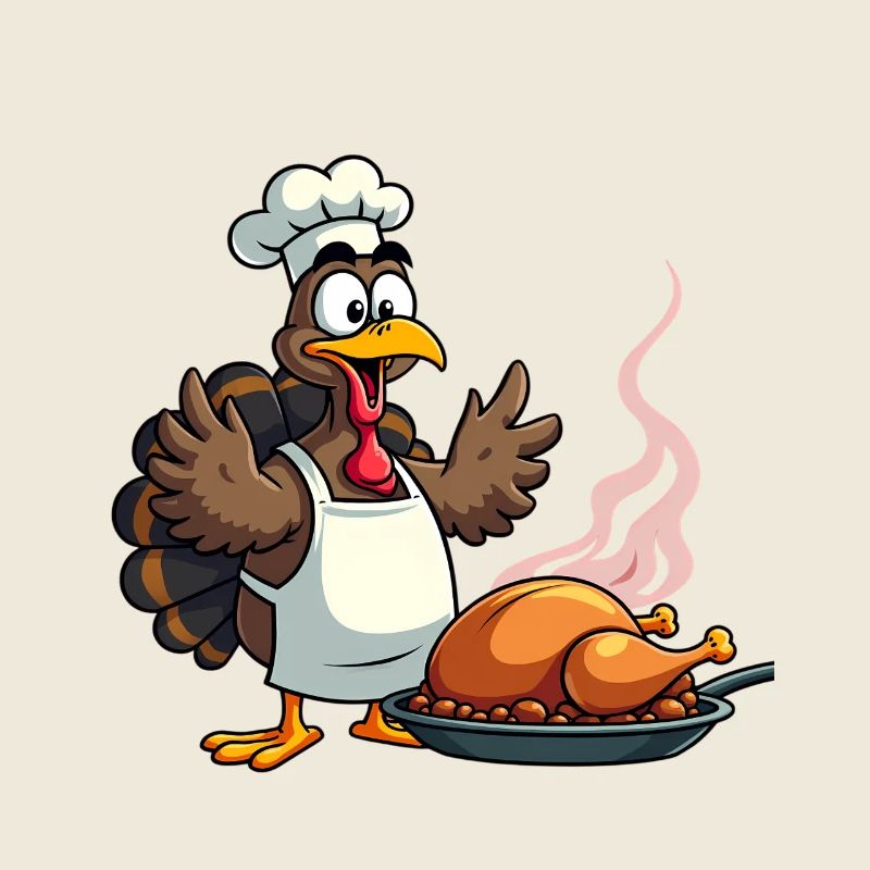 Cuisinier de dinde de Thanksgiving