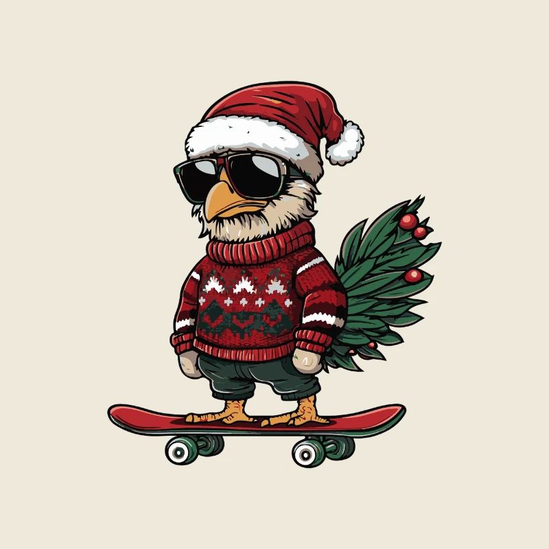 Truthahn Weihnachten Lustig