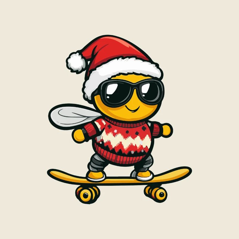 Bee Christmas Funny