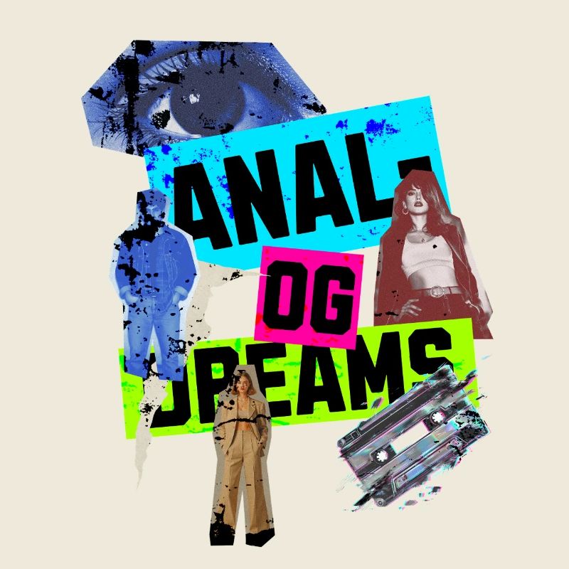 Analog Dreams - Conception de collage rétro dans le style des années 90