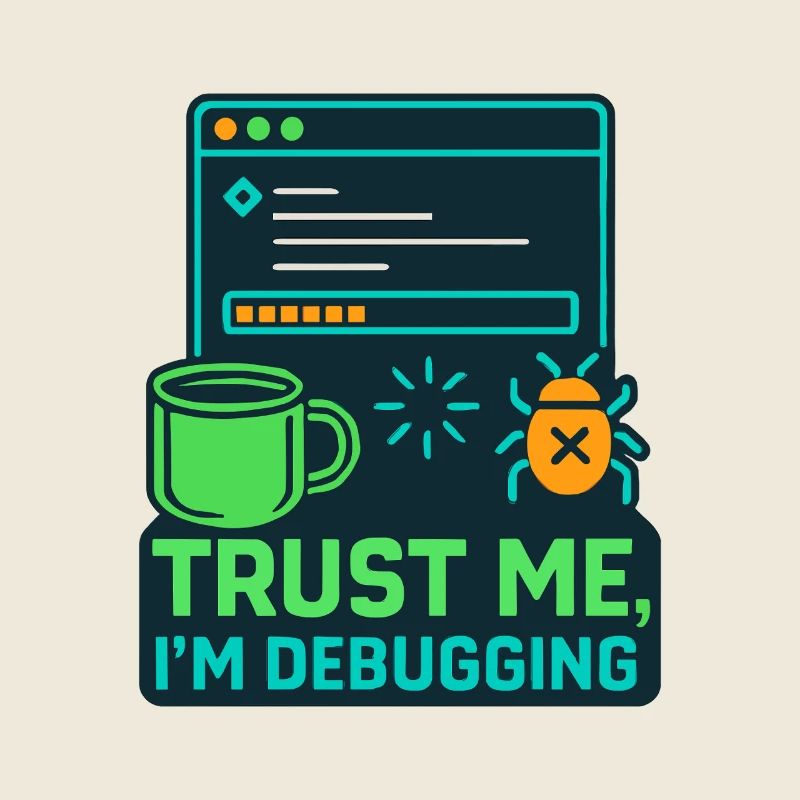 Funny IT Design – Trust me, I'm debugging