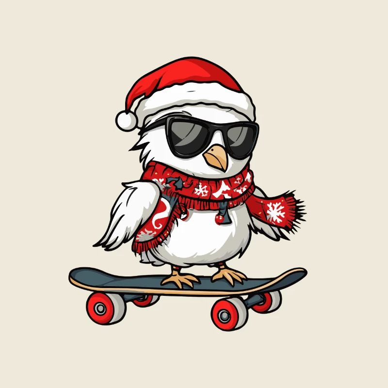 Dove Bird Christmas Funny