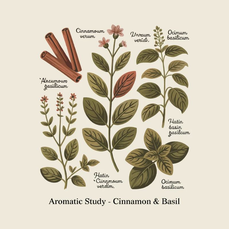 Aromatic Study – Cinnamon & Basil