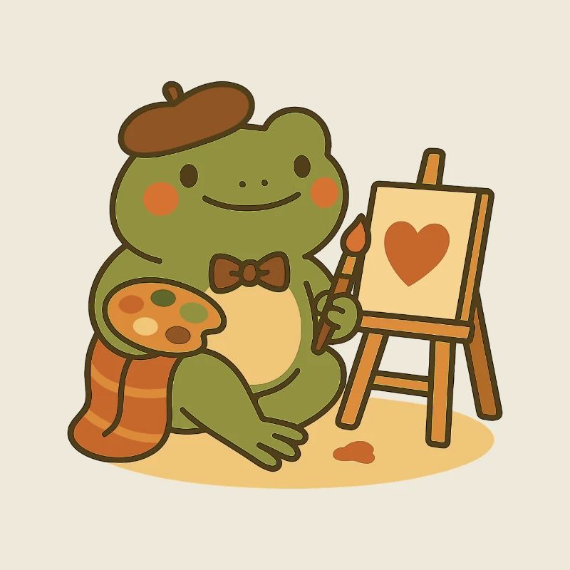 Painter Frog – Creative & Heartfelt