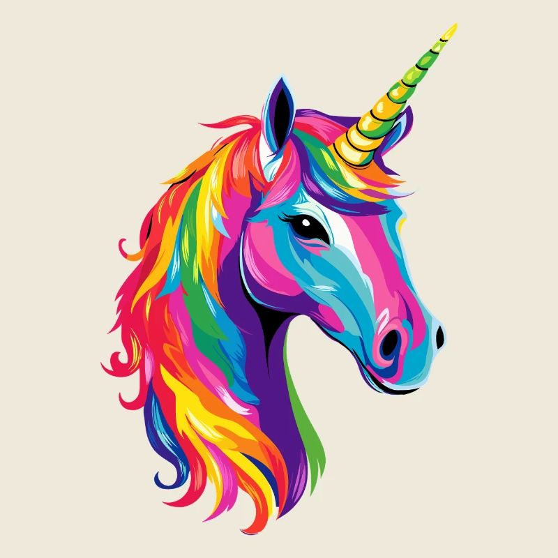 Einhorn Pony Reiterin Pferde Reiten Einhörner