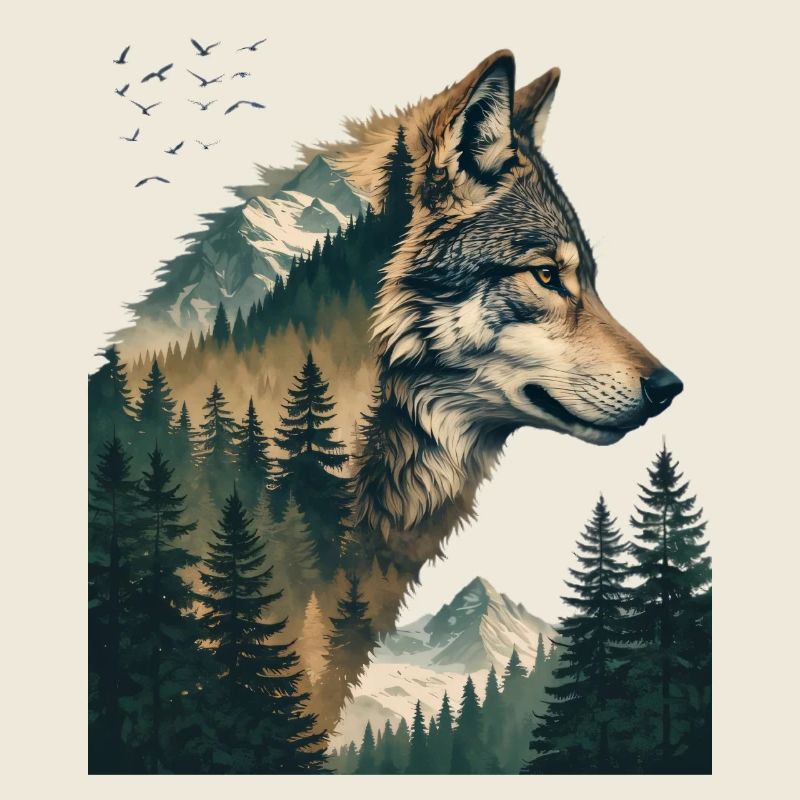 Waldwolf Double Exposition