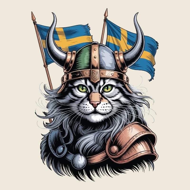 Suède Chat Viking